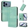 For iPhone 17 Pro Cases Wallet Stand Retro Texture Leather Phone Cover with Lanyard