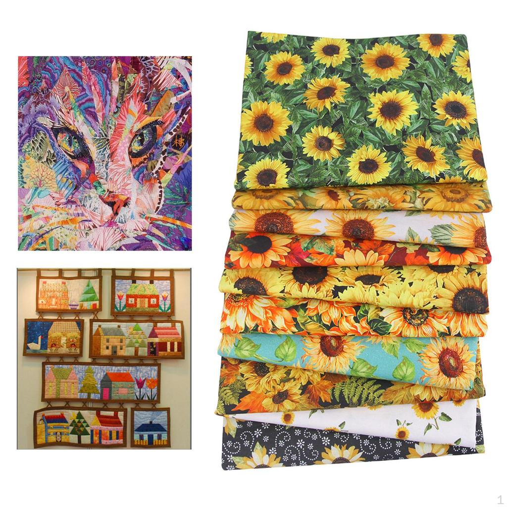 10 kusů podzimní textilie rozmanité čtvrtletí podzim 9,8 x palcový čtverec