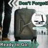 Travel Packing Reminder Reusable Check List with 24 Sliders Portable Lightweight Waterproof Suitcase Packing Sliding Reminder Tools