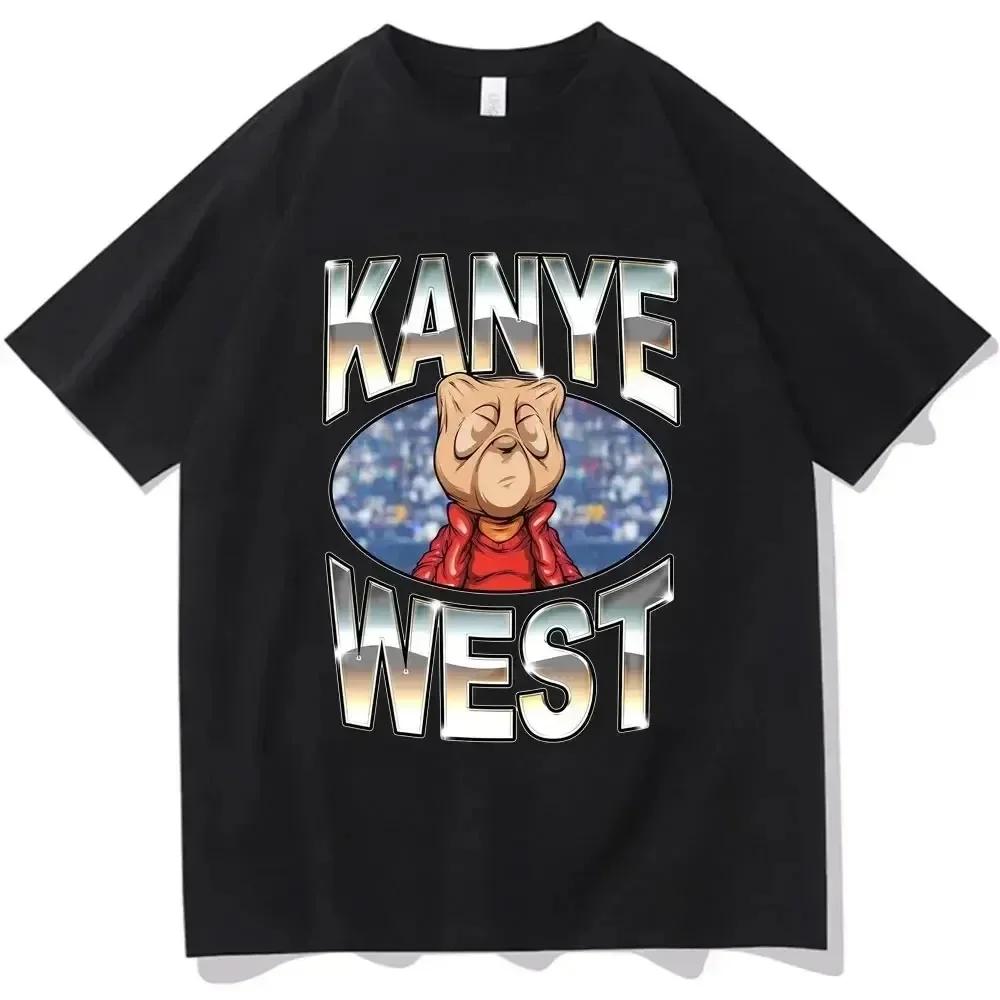 Funny Kanye West Meme T-Shirt Vintage Hip Hop Rap Style Tshirt UnisexSummer Music Short Sleeve T Shirt Streetwear1