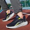 Men’s Black Sports Shoes Grey Running Sneakers Shoes Students Over Sized Jogging Shoes Light Weight