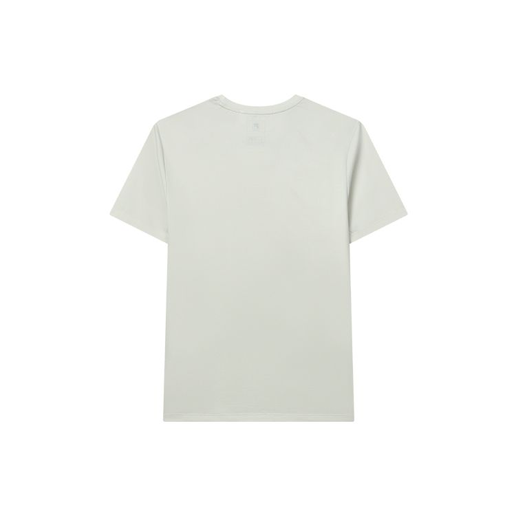 FILA Logo Solid Color Skin-Friendly Round Neck Casual Sports Knitted Short Sleeve T-Shirt Men T-Shirts Cream-White F11M212105FIV