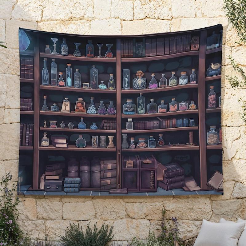 Tapestry Little Potion Shop Alchemy Shop 75x100