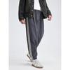 GXG Men's Waffle Texture Side-Stripe Jogger Sweatpants