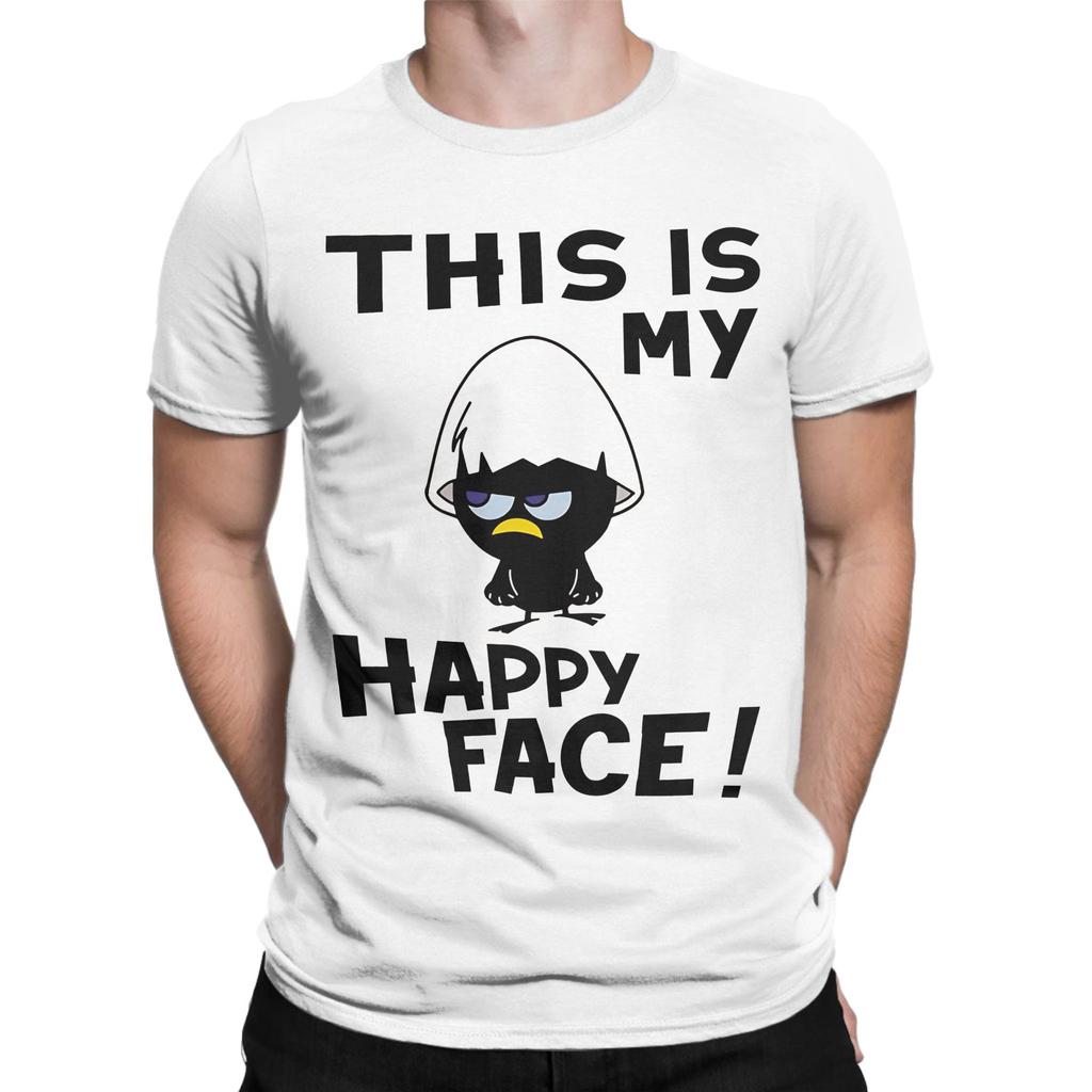 Calimero Esta Es Mi Cara Feliz Ropa Camisetas Unisex Camiseta de Algodón Nueva Llegada Camiseta Ropa