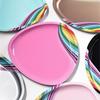 Satinless Steel Jewelry Tray Makeup Cosmetic Organizer Manicure Tool Storage Tray Trinket Tray for Home Nail Salon Use