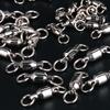 Atibin Jigging Stainless Steel Bearing Swivels for Snap Bluefish and Mountain Stream 80kg Swivels, 25-Piece Set, High-Strength Lures, Fishing,