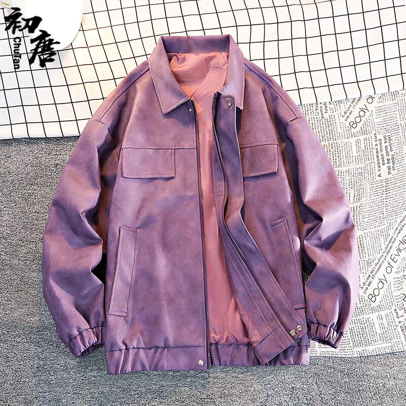 

Мужская мотоциклетная куртка в стиле ретро из матовой искусственной кожи 2XL