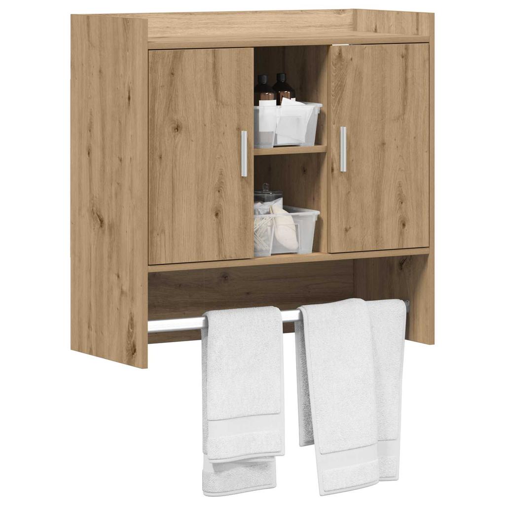 Wall Mounted Shelf Wall Bracket Artisan Oak 80 x 36 x 80 cm