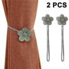 2-pack Magnetic Curtain Cords, Knitted, Decorative Tie Holders for Home/office