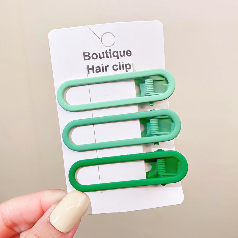 

3pcs/set Gradient Alloy Hairpins For Women Girls Sweet Hair Decorate Bangs Holder Hair Clips Barrettes Fashion Hair Accessories