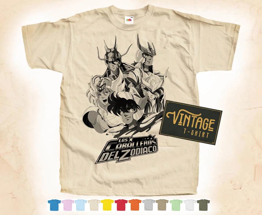 

Black Print SAINT SEIYA vol.2 T-SHIRT Tee Vintage Poster 12 Colors S-5XL L