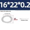 304 Stainless Steel Ultra-Thin Flat Washers - Available in Thickness: 0.1mm, 0.2mm, 0.3mm, 0.5mm