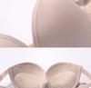 Korean Style Strapless Bra: Invisible, Non-Slip, Sexy Gathering Solid Color for Women