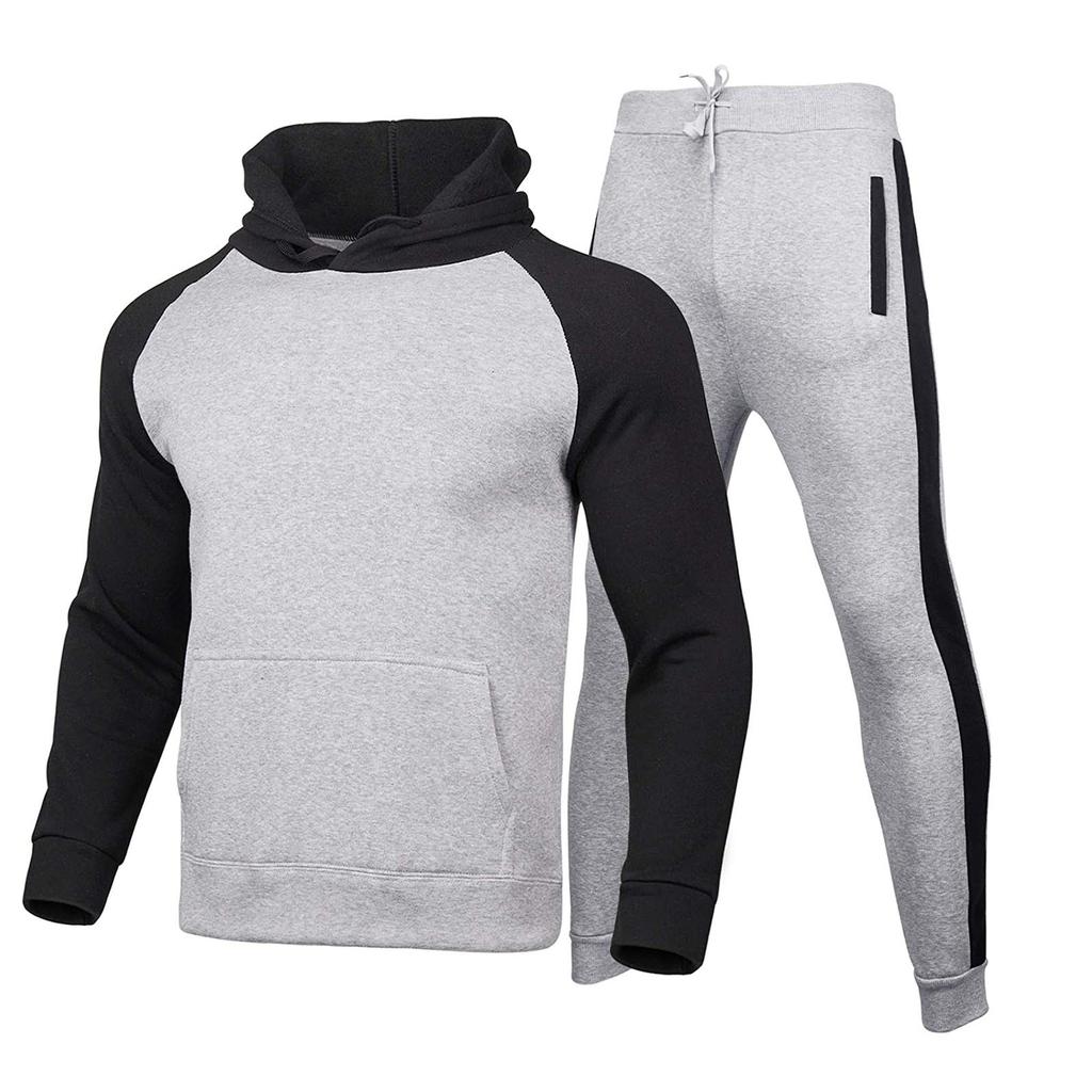 Herren-Wintersportbekleidung, Trainingsanzug, Kleidung, Outfits, Set, Sweatshirt + lange Jogginghose