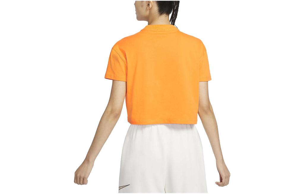 Nike Drop Shoulder Sleeve T Shirt Women's Bright Orange DA0324-836