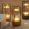 Cross Rechargeable Table Lamp 2000 Mah Desktop Night Light Touch Atmosphere Light USB Camping Light Outdoor Home