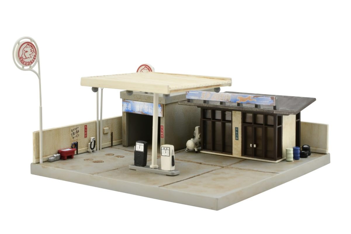 

Tomytec Building Collection Kenkore 184 Abandoned Gas Station B Diorama Supplies