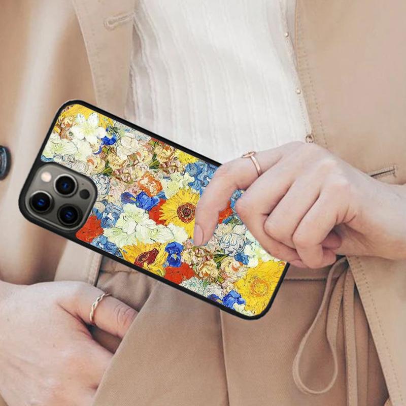 Sunflowers-Van-Gogh Magnetic Phone Case For APPLE iPhone 17 Air 16 14 13 12 Pro Max 15 Plus Wireless Charge With MagSafe Cover