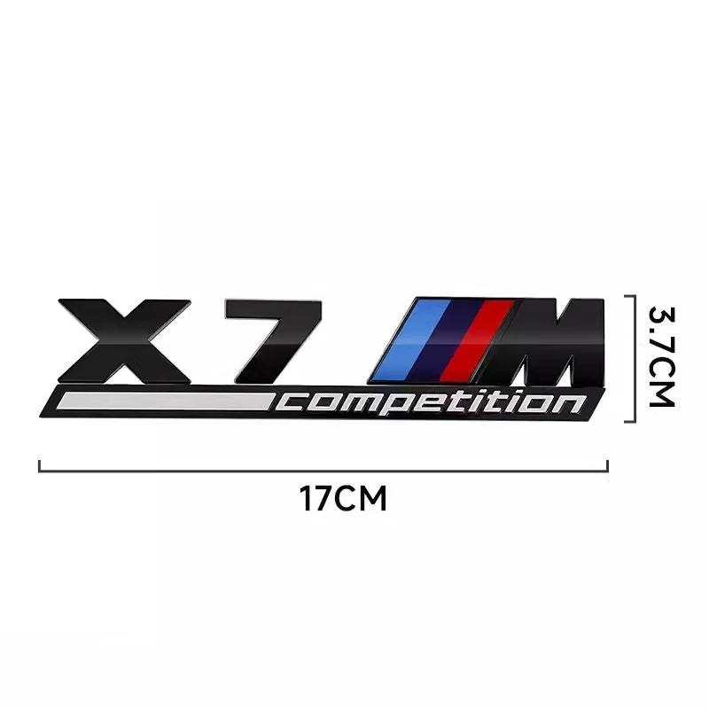 BBKP7 3D Car Decorative accessories M Badge Emblem Decoration Accessories For BMW M3 M4 F07 F34 F30 F20 F10 E60 E46 E53 G01 G02 G05