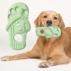 Brinquedo de dentição para animais de estimação, formato de chinelo fofo, brinquedos de mastigar para cães, limpeza de dentes de animais de estimação, brinquedo interativo, suprimentos para animais de estimação