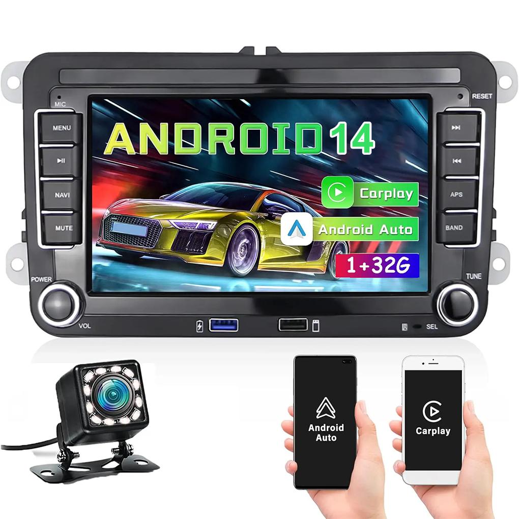 CANBUS Included Car Radio With Steering Wheel Learning And HD Display Dash Cam Function