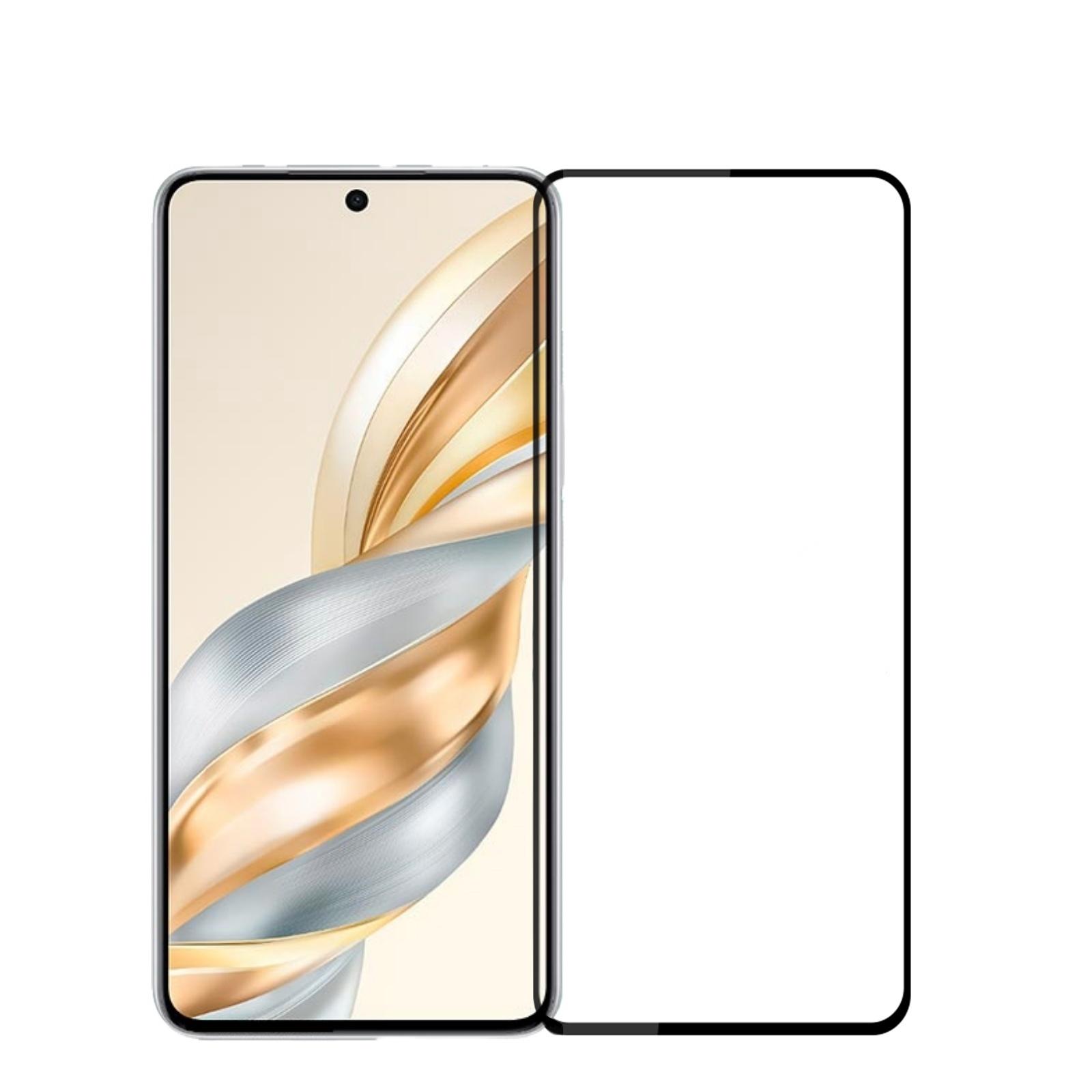 

For Honor X60 5G PINWUYO JK Series-2 High Aluminium-Silicon Glass Film 9H Full Screen Protector Black