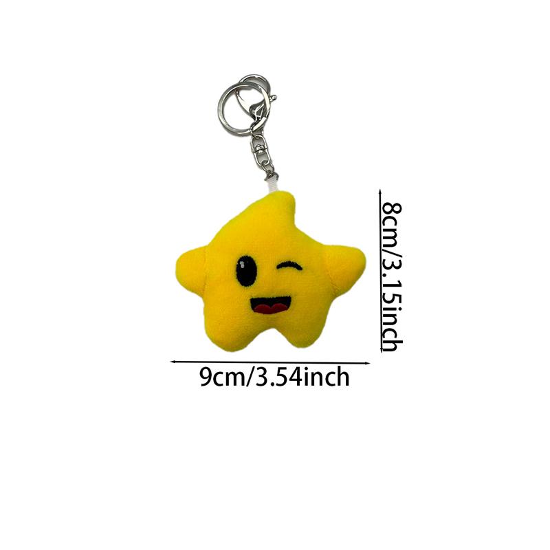 Treasuringu New Colorful Stars Pendant Cute Star Pp Cotton Filling Pillow Star Plush Dolls Kids Birthday Gifts Home Decorat