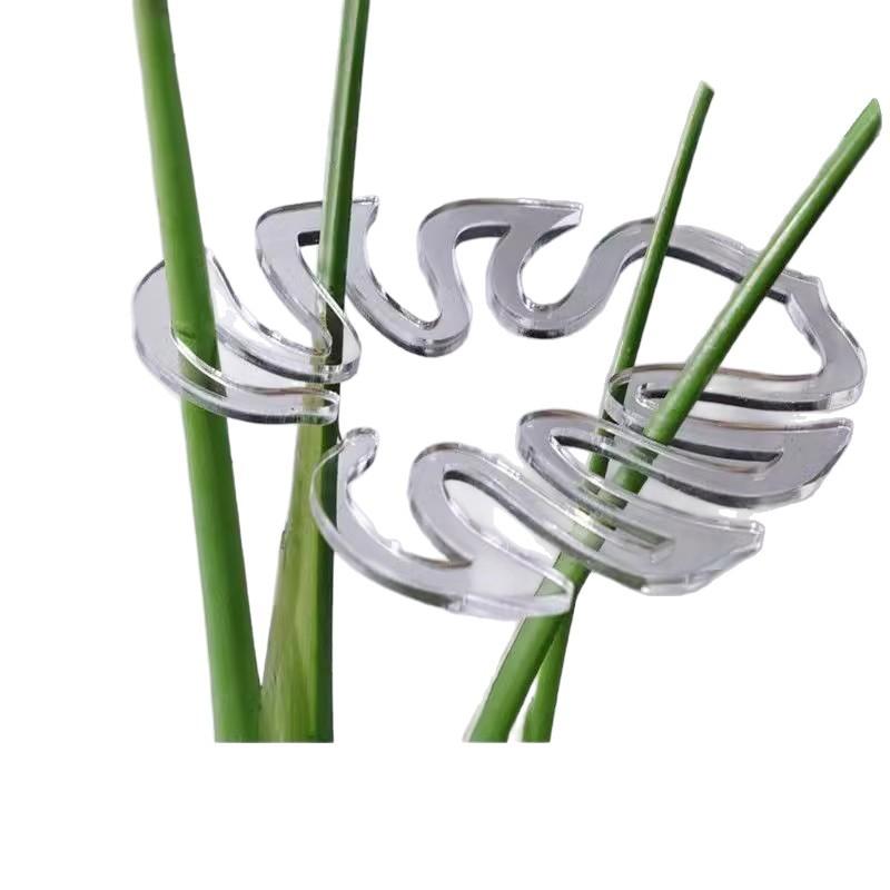 2pcs Monstera Insipred Plant Support Stakes Reusable Plant Stem Upright Ties Plant Lovers Gift Plant Accessories