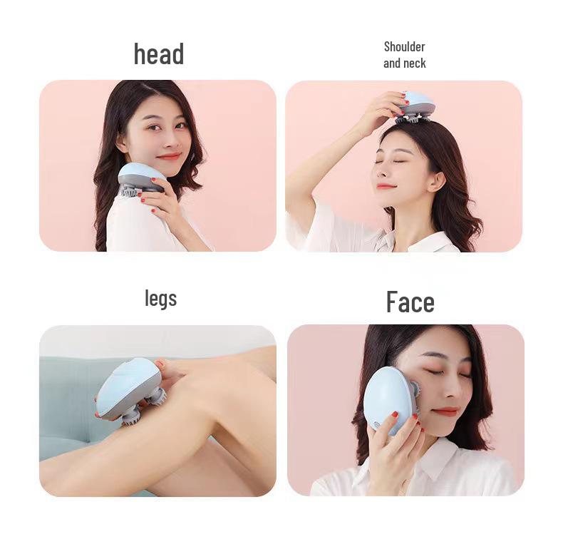 Mini Electric Dragon Claw Scalp & Pet Massager - Multifunctional Kneading Therapy Device