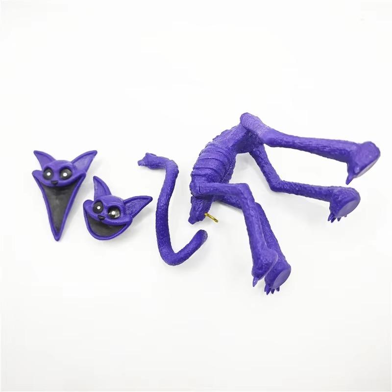 Smiling Critter CatNap Figures Poppy Time Purple Cat Sculpture Anime Figurines Statues Livingroom Decoration Desk Accessories