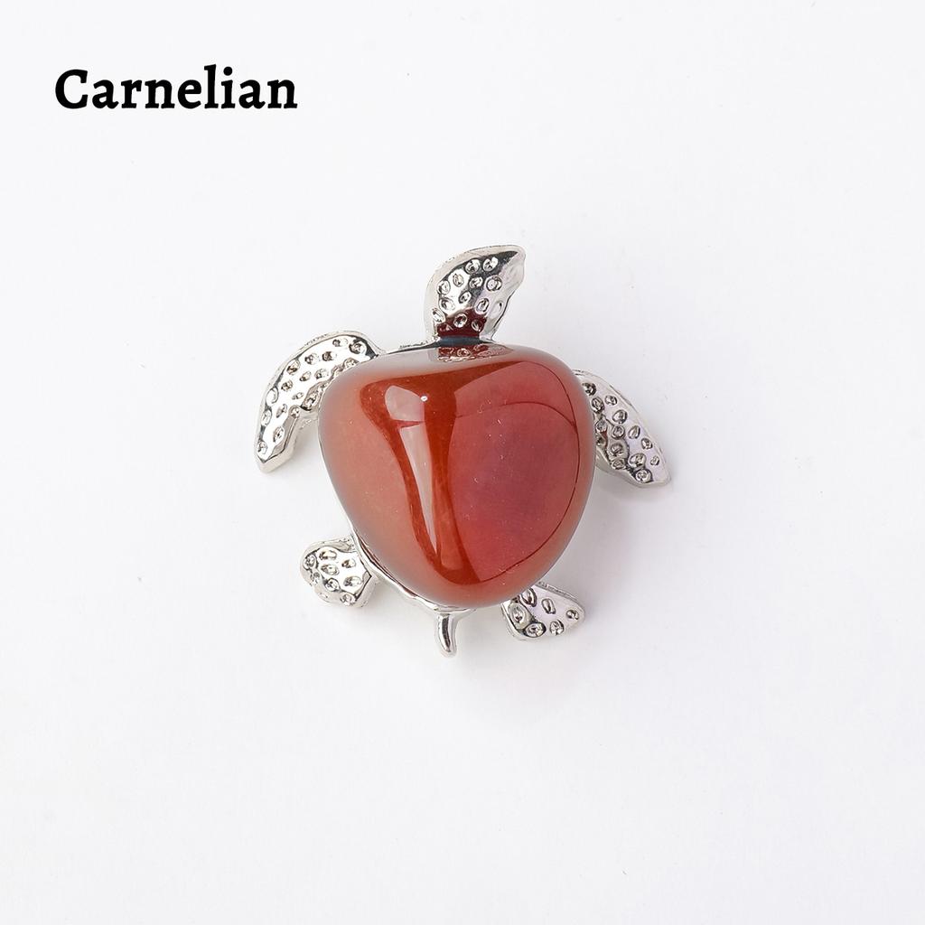 1pc Natural Crystal Tumbled Stone Turtle Jewelry Crystal Raw Stone Silvery  Home Office Decoration Holiday Gift rose quartz gift