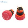 HUNJUN 16mm Mushroom Head Emergency Stop Push Button Switch
