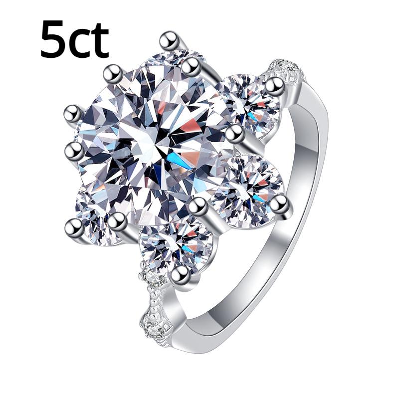 

Кольцо с муассанитом цвета D, 1/3/5 карат, обручальное кольцо с бриллиантом, обручальное кольцо, подарок для подруги, изысканный ювелирный подарок 14