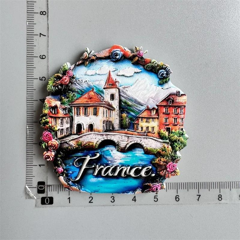 France Tourist Souvenir Fridge Magnets Corsica Cannes Nice Alsace Menton French Magnetic Stickers Decoration Travel Gifts