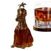Dubin Whiskey Bottle 350ml Dog Shape Container Whiskey Glass Bottle Decoration For Home Dad Men Bar Kitchen Dining Birthday