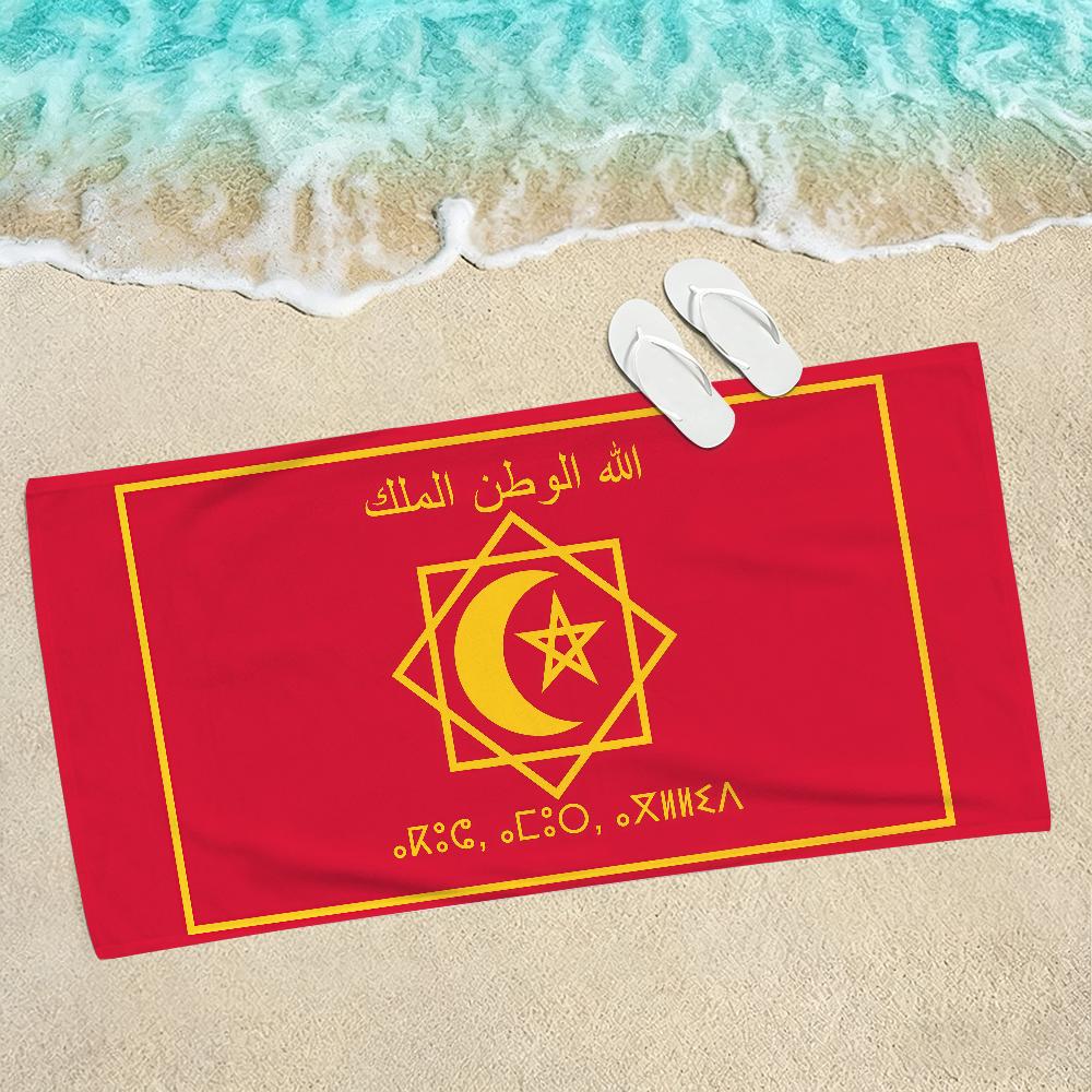 Nation Morocco Beach Towel For Beaches Yoga Studios Gyms Hot Springs Swimming Pools And Picnics