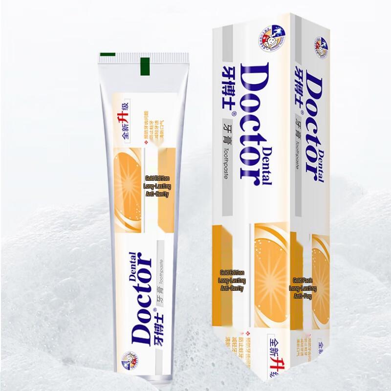 Dr. White Gold Long-Lasting Anti-Cavity Toothpaste