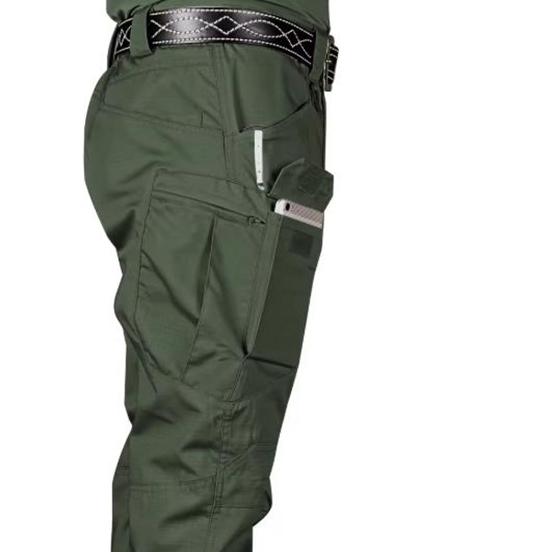 Men's Outdoor Multi Functional Tactical Pants Multi Pocket Outdoor Hiking Sweatpants Water-repellent Wear-resistant