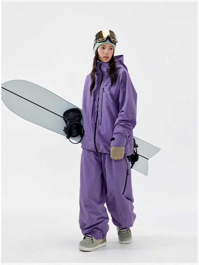 Unisex Windproof Waterproof Ski Pants: Warm, Loose Fit, Plus Size, Wear-Resistant for Men & Women