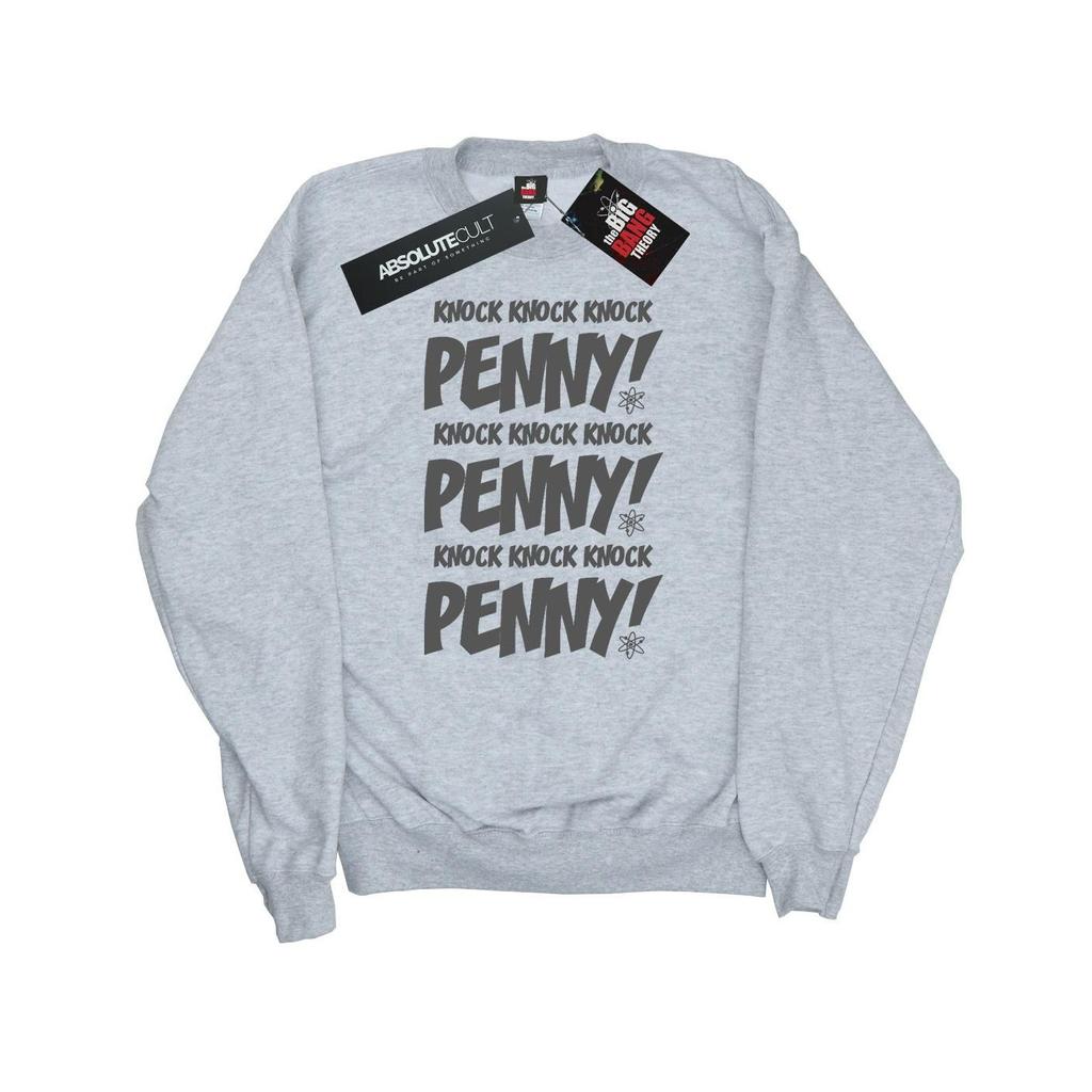 The Big Bang Theory Mens Sheldon Knock Knock Penny Sweatshirt