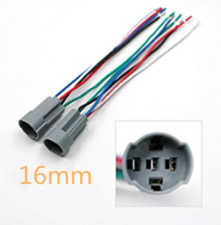 

16mm Alumina Black Body Waterproof Press Power Metal Push Button Switch LED Light 3V 5V 12V 24V 220V Fixation Latching Self-Lock 5V&YELLOW