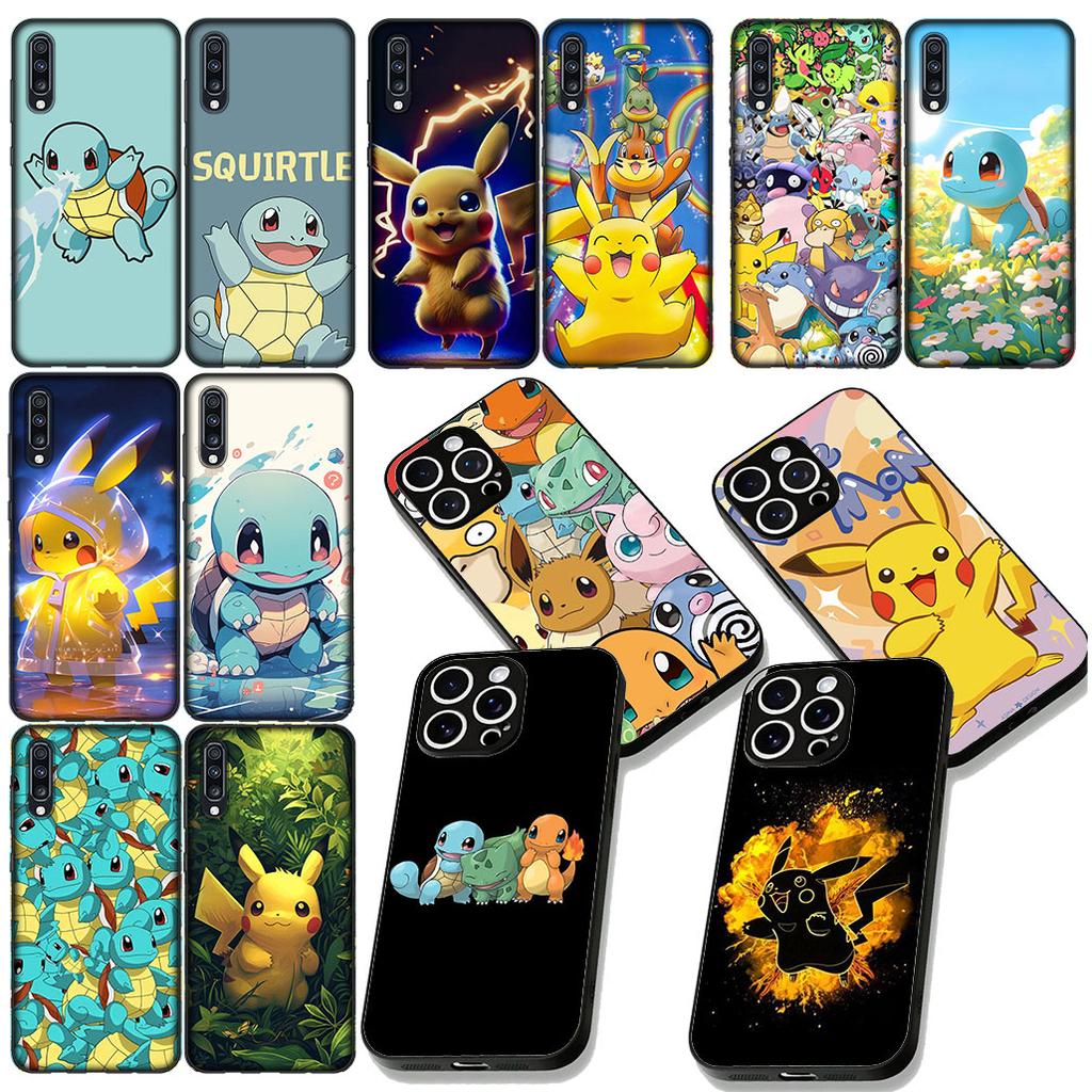 Squirtle P-Pikachus P-Pokemons Phone Cover for Samsung Galaxy A06 A05 A14 A50 A51 A52 A12 A13 A23 A70 A07 A25 A26 A72 A56 Case