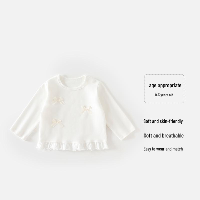 Girls' Lace Sweatshirt - Spring/Autumn Baby/Toddler Stylish Top