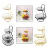 Decorative Fruit Basket Stand Metal Wire Bread Holder Rack Storage Kitchen