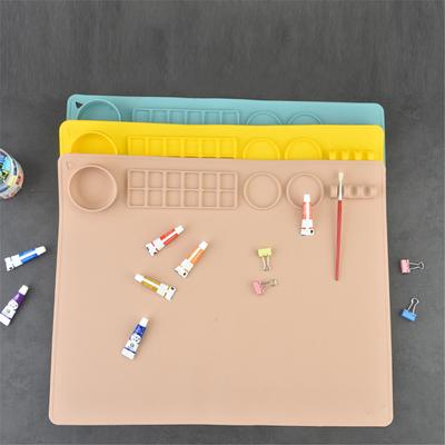 50x40cm Silicone Water Media Mat Non-Stick Craft Mat For Painting Ink Blending Watercoloring Stamping Crafting Tool