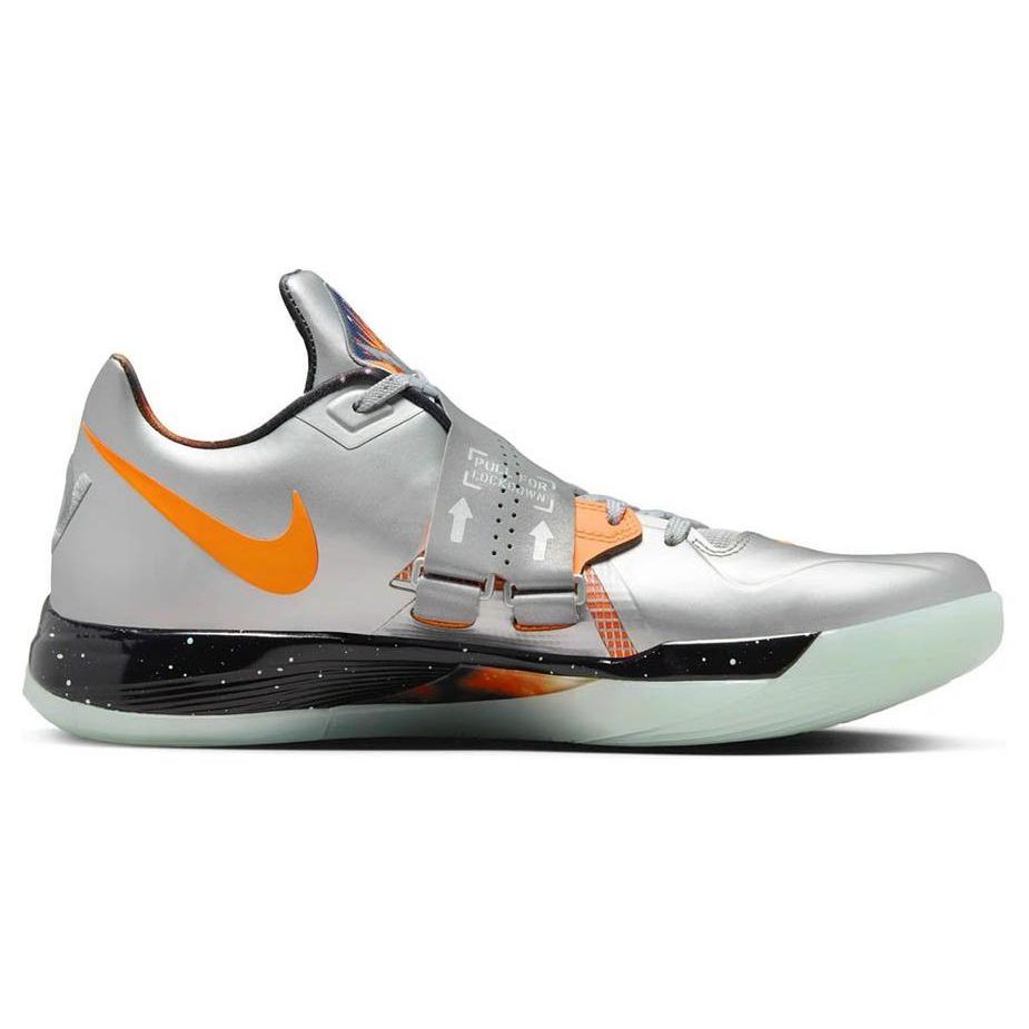 Nike Zoom KD 4 All Star - Galaxy 2024 Men Sneakers Silver Metallic-Silver Total-Orange FD2635-001