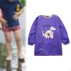 Children Art Smock Kids Apron Water Resistant Long Sleeves Feeding Bib Painting for