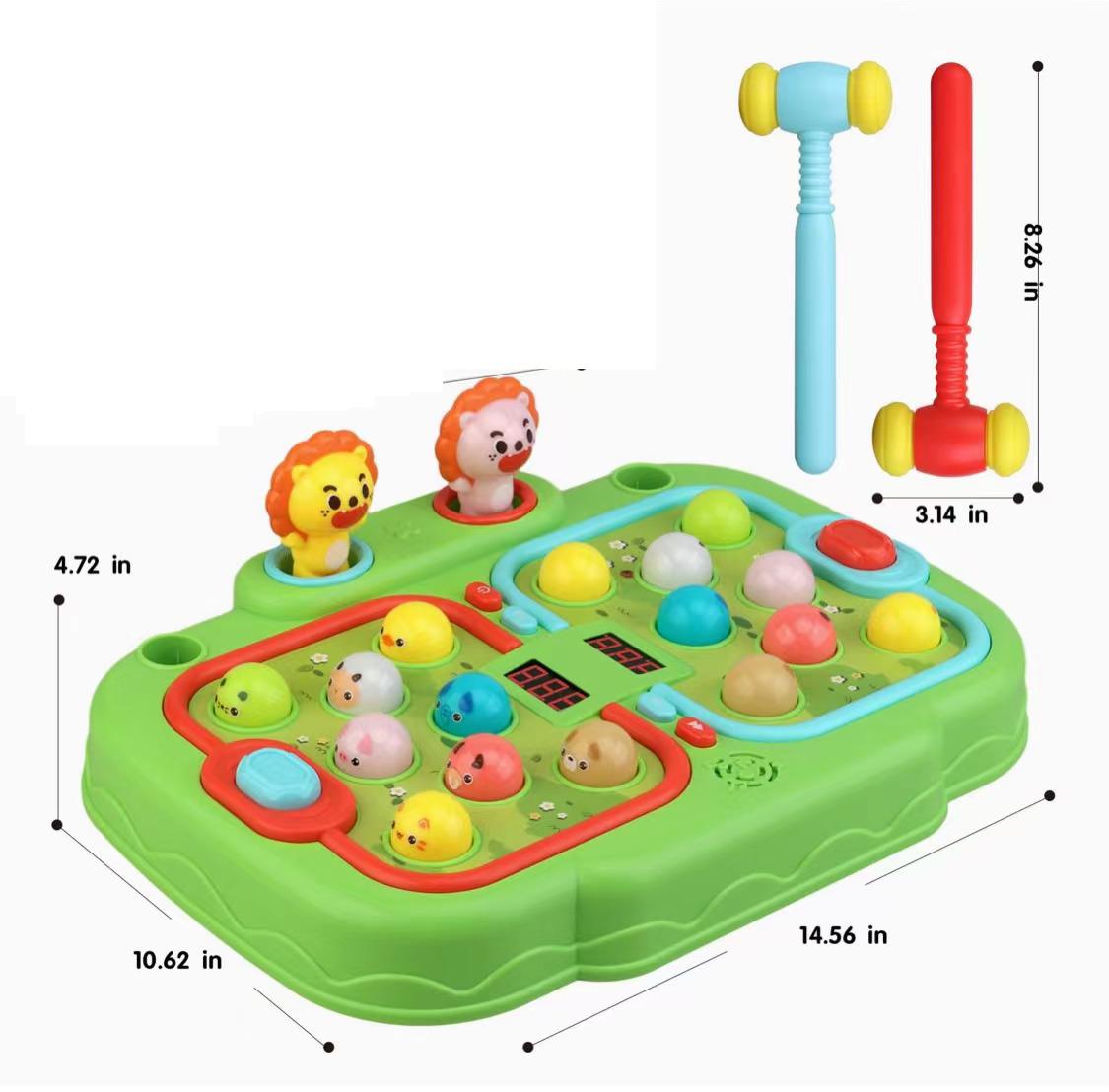 

Children Ground Squirrel Parent Child Interactive Toy Challenge Battle Puzzle Baby Early Education Multi Functional Toy зелений
