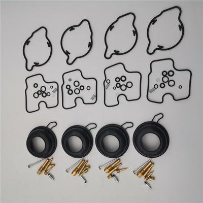 4 Sets Carburetor Rebuild Kit with Diaphragm Vacuum for Honda CBR400 RR NC29
